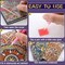 Diamond Art Kits for Adults & Teens 4 Pcs Diamond Painting Journals Notebooks 5D DIY Creative Journal Gem Dots Art Crafts Gift for Women Men Friends Graduation Birthday Relax Hobby